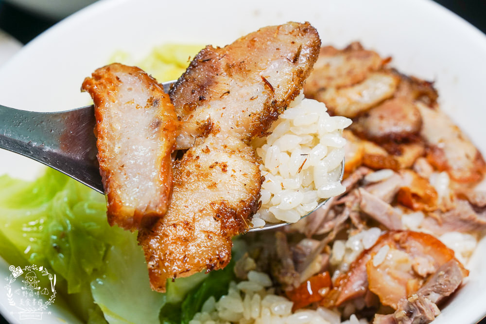 高雄[老爺美食館]鳳山隱藏版鴨肉飯!焦糖燻鴨+香茅煎肉饕客必點!超平價又特別的高雄小吃!