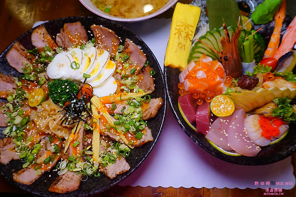 高雄 森一丼飯 壽司 環球影城旁豐富的日本料理 來自墾丁的美味 野田咩的美食書國