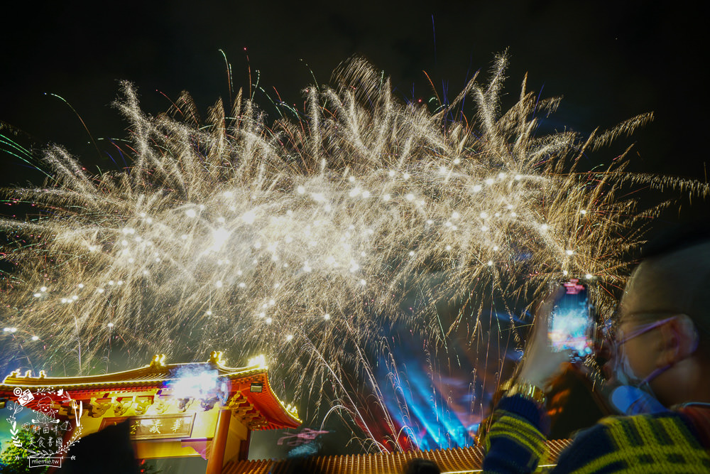 佛光山元宵節燦爛花燈+500架無人機燈光秀+絢麗煙火繽紛耀眼超好拍！佛光山美食景點推薦!