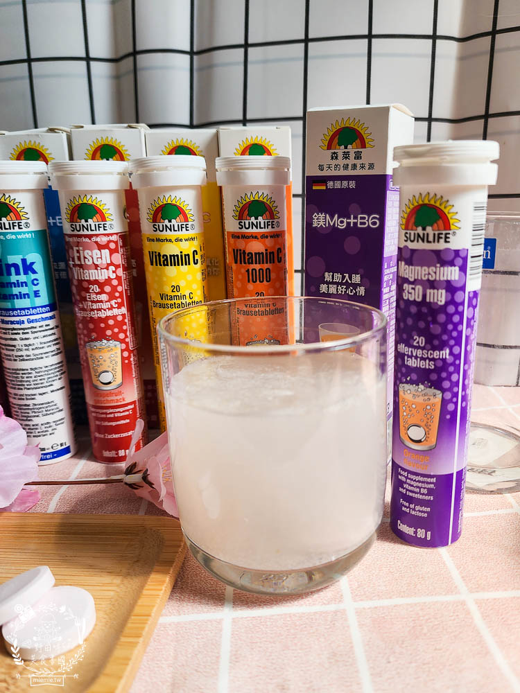 德國原裝SUNLIFE森萊富發泡錠|行銷全球70多個國家|歐洲發泡錠銷售第一|無糖、低熱量