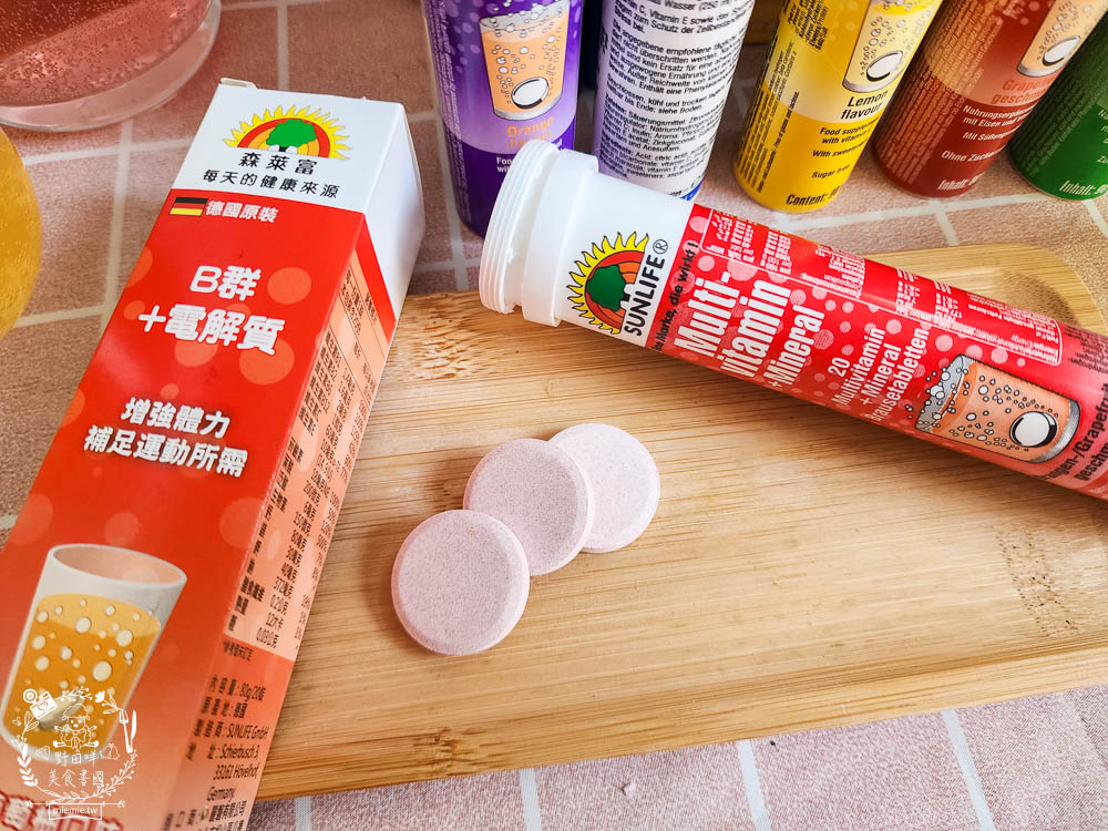 德國原裝SUNLIFE森萊富發泡錠|行銷全球70多個國家|歐洲發泡錠銷售第一|無糖、低熱量