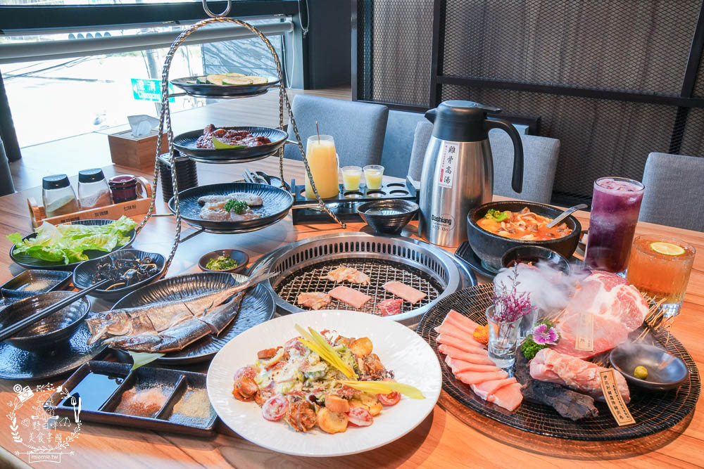 鳥松燒肉推薦[燒肉無双]文山特區超人氣景觀燒肉餐廳!開胃冰沙居然可以無限暢飲的高雄燒肉?