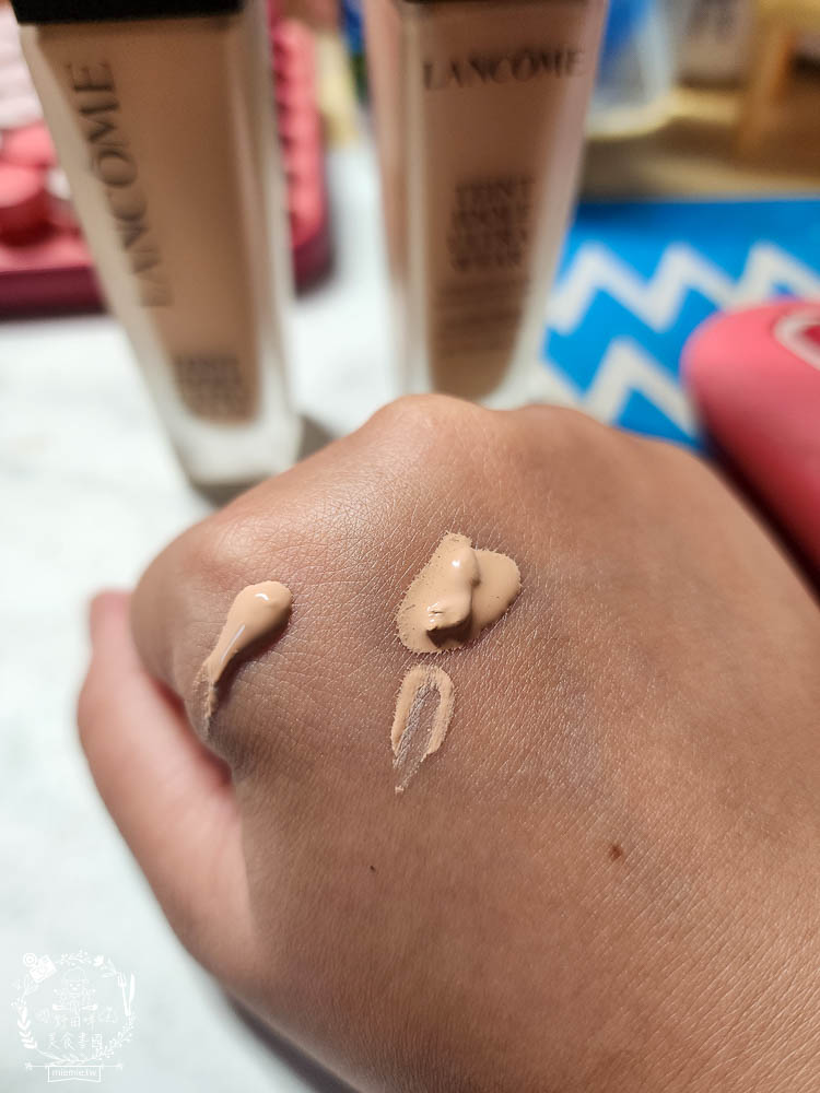 新版與舊版蘭蔻零粉感超持久粉底液評比!幫dcard網友解惑!蘭蔻粉底液同色號是否有差異？