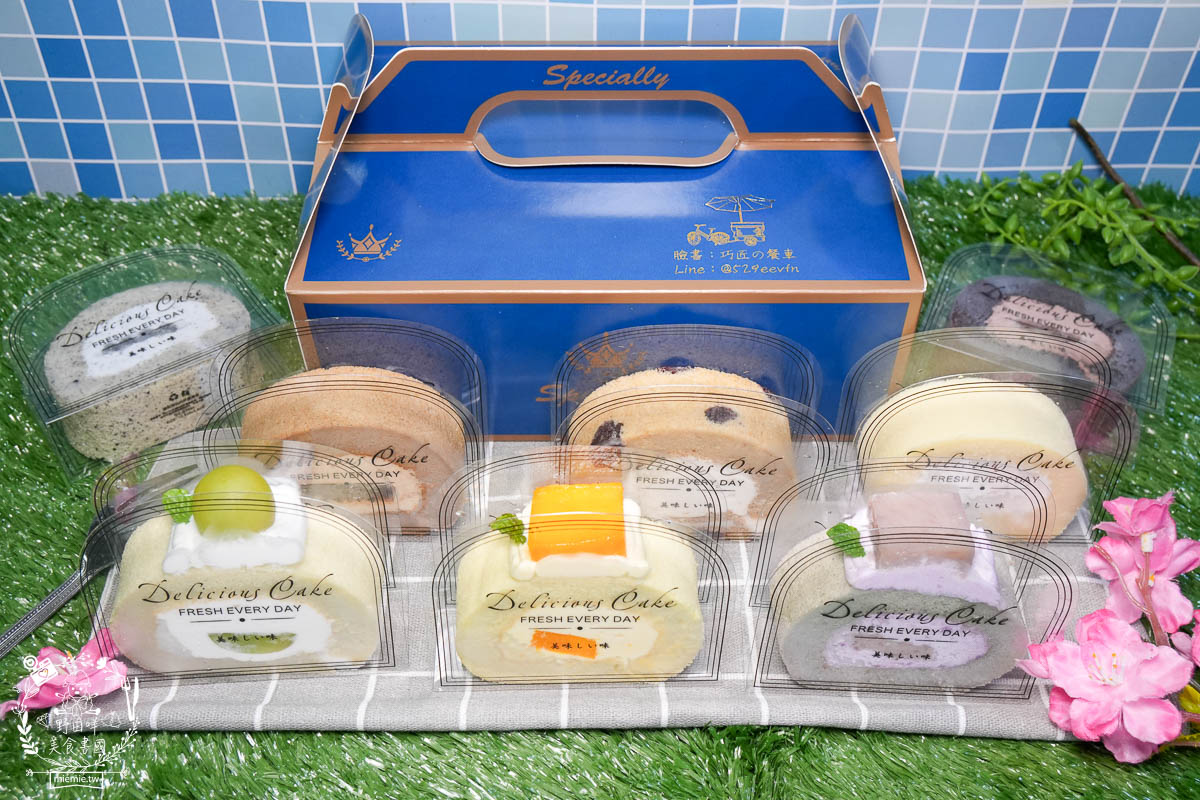 鳳山甜點推薦|巧匠的餐車|高雄隱藏版每天限量的低糖生乳捲!居然品質超好的日本歐牧純生鮮奶油?