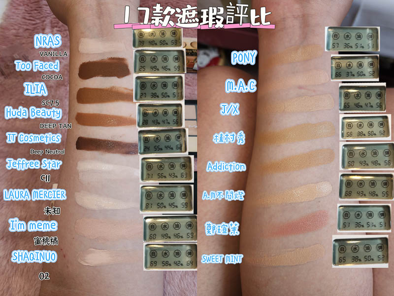遮瑕盤推薦評比!超多款人氣遮瑕盤推薦!MAC 植春秀 AM不關燈 J/X 鄭瑄茉 PONY ADDICTION 魔法之星