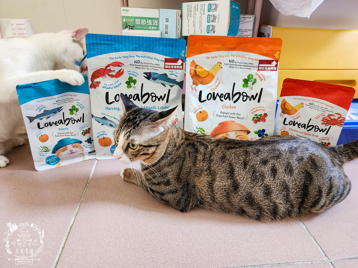 天然無穀寵糧推薦[Loveabowl囍碗海陸饗宴無穀飼料]適口性超好還有Omega 3與益生菌的營養補充