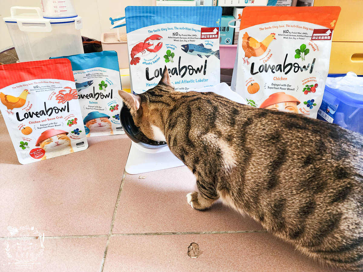 天然無穀寵糧推薦[Loveabowl囍碗海陸饗宴無穀飼料]適口性超好還有Omega 3與益生菌的營養補充