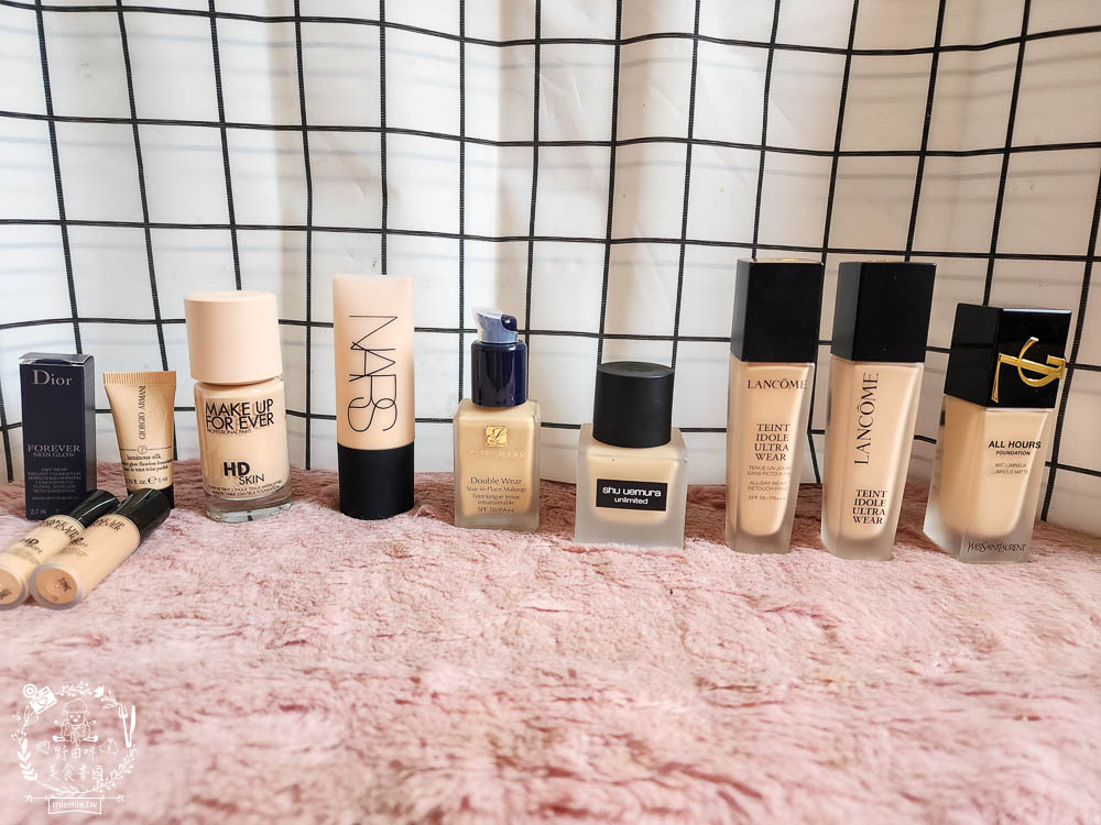 專櫃粉底液評比!油性肌膚超適合的控油持妝粉底液!炎炎夏日不脫妝的專櫃粉底液推薦!