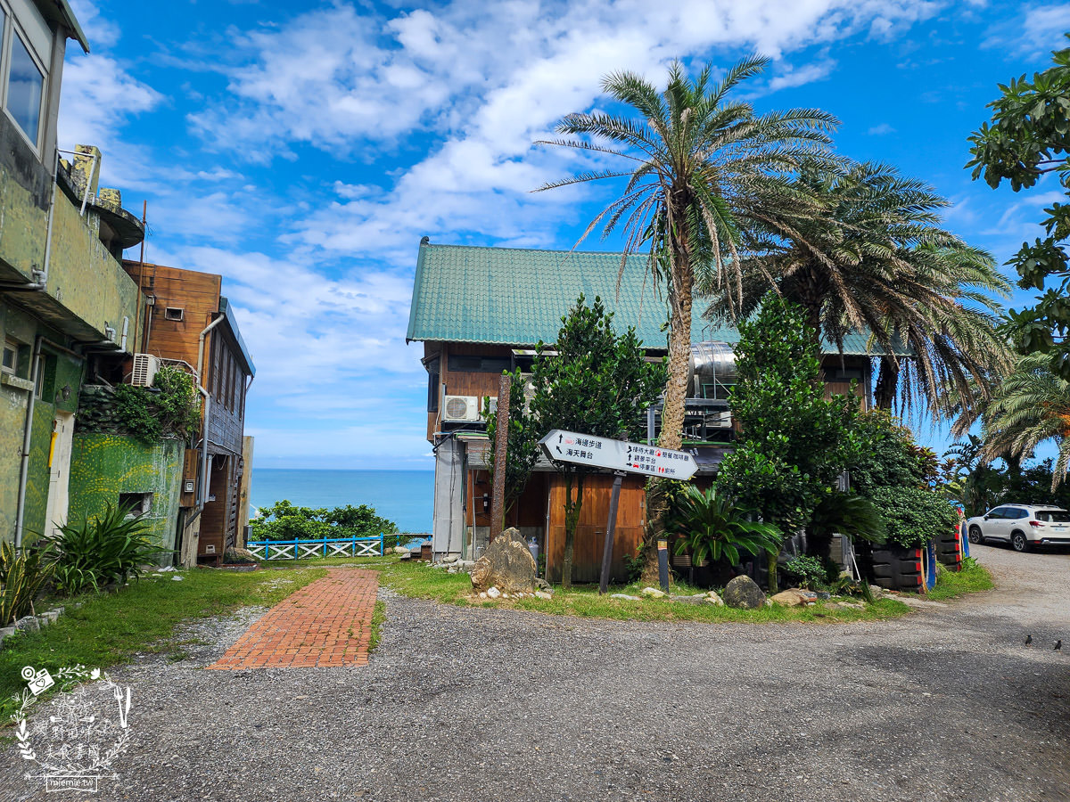 花蓮海景咖啡廳[海中天海景咖啡]絕美太平洋景觀咖啡廳！超多網美藝術裝置提供拍照！