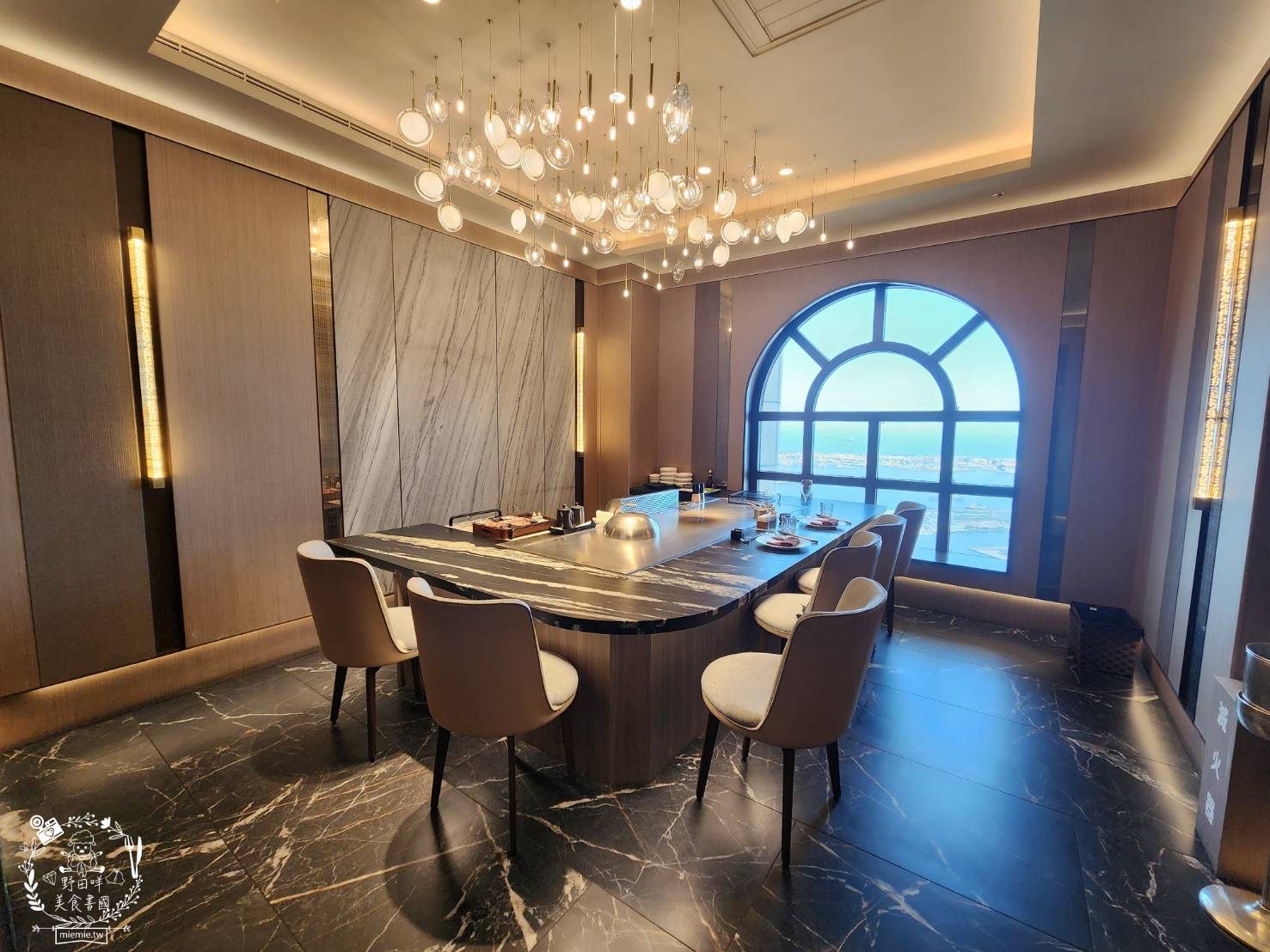 焰‧鐵板燒|高雄漢來大飯店絕美景觀鐵板燒餐廳!45樓高空欣賞高雄美景!高雄生日餐廳推薦！