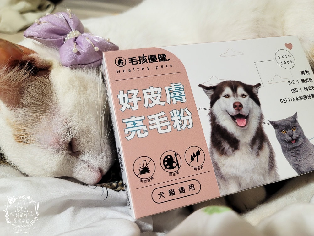 毛孩優健好皮膚亮毛粉｜貓咪皮毛蓬鬆充滿光澤！毛孩皮膚保健不可少！