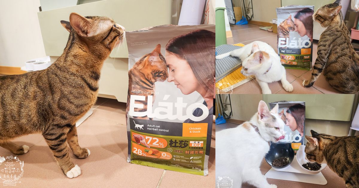 貓咪無穀貓糧推薦[Elato杜莎天然無穀貓糧]含肉量高達73%，碳水只有20.4%營養足夠的無穀乾糧推薦！