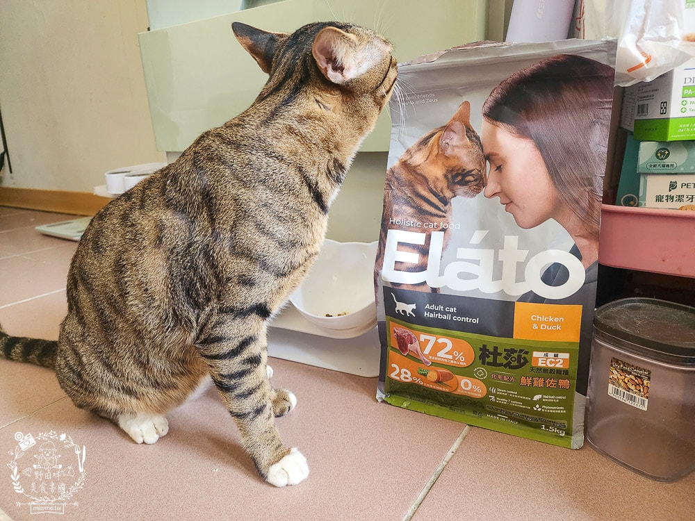 貓咪無穀貓糧推薦[Elato杜莎天然無穀貓糧]含肉量高達73%，碳水只有20.4%營養足夠的無穀乾糧推薦！