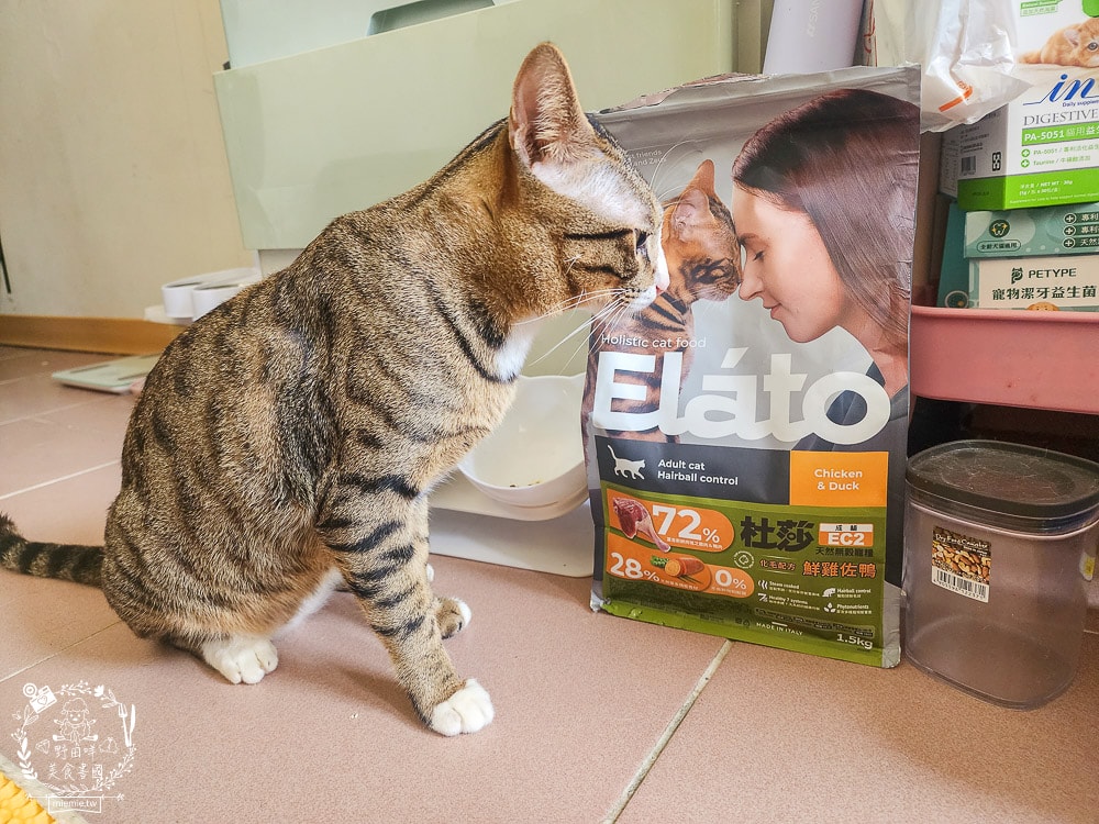 貓咪無穀貓糧推薦[Elato杜莎天然無穀貓糧]含肉量高達73%，碳水只有20.4%營養足夠的無穀乾糧推薦！