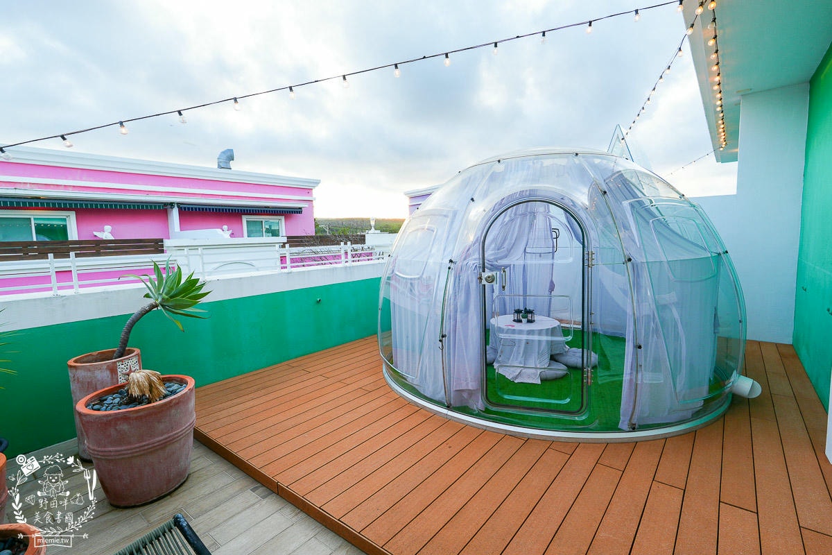 禾旅宿Ho Hostel 墾丁夢幻島｜恆春色彩斑斕的繽紛民宿！豪華陽台房還有夢幻玻璃球可以賞星光？