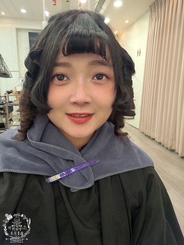 高雄美髮推薦RAM美髮沙龍達菲設計師｜被超多人稱讚的浪漫層次波紋捲與楓糖班比色