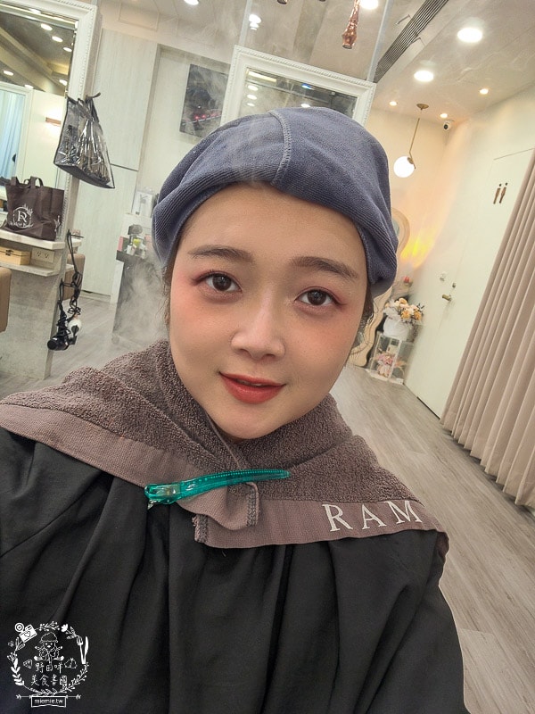 高雄美髮推薦RAM美髮沙龍達菲設計師｜被超多人稱讚的浪漫層次波紋捲與楓糖班比色