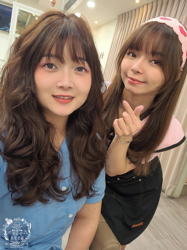 高雄美髮推薦RAM美髮沙龍達菲設計師｜被超多人稱讚的浪漫層次波紋捲與楓糖班比色