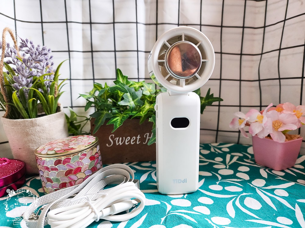 TiDdi冰鎭渦輪製冷折疊風扇｜夏日必備消暑好物！4000mAh大容量電池超強續航力！