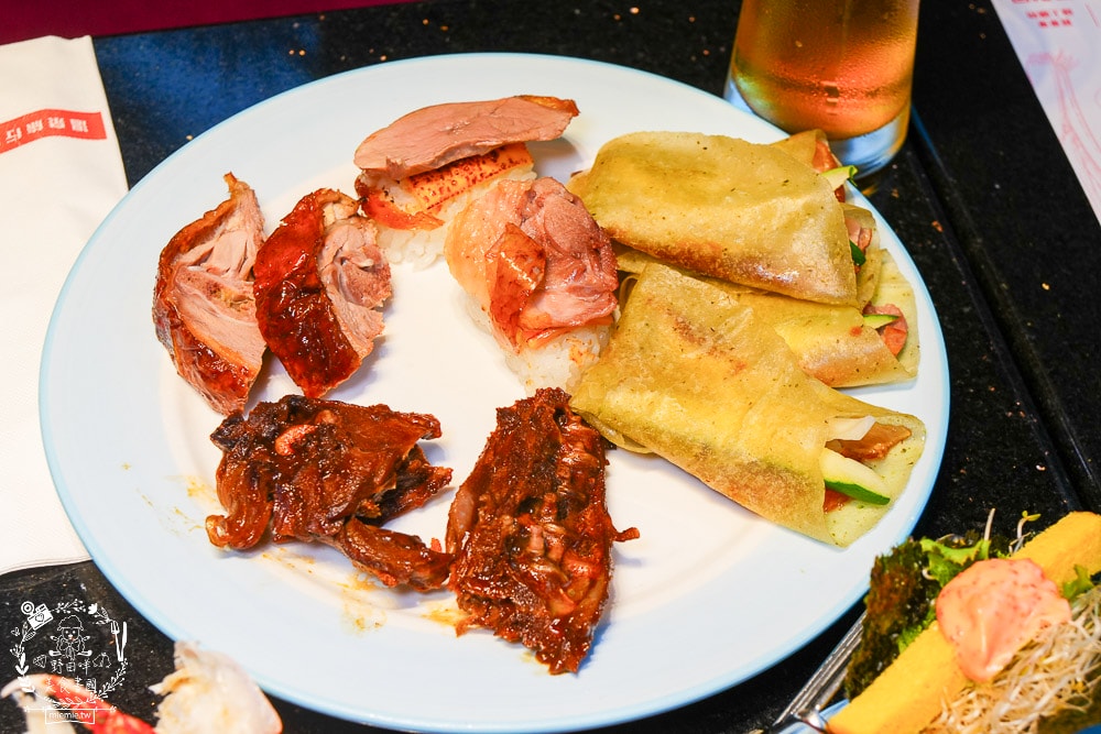 長榮鳳凰酒店(礁溪)桂冠自助餐廳吃到飽｜全鴨宴鳳凰烤鴨6吃到飽 、松葉蟹腳吃到飽、現煎美國牛等破百品項吃到飽
