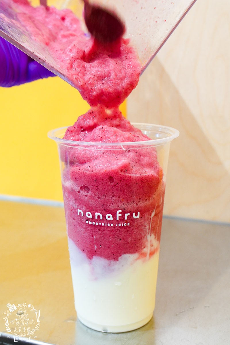 nanafru 娜娜福果優茶飲專賣｜超繽紛的果優人氣必喝！生椰喝起來居然毫無違和感？水果美式超清爽又香甜！