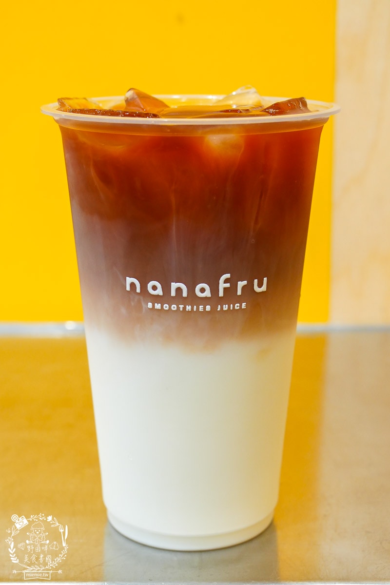 nanafru 娜娜福果優茶飲專賣｜超繽紛的果優人氣必喝！生椰喝起來居然毫無違和感？水果美式超清爽又香甜！