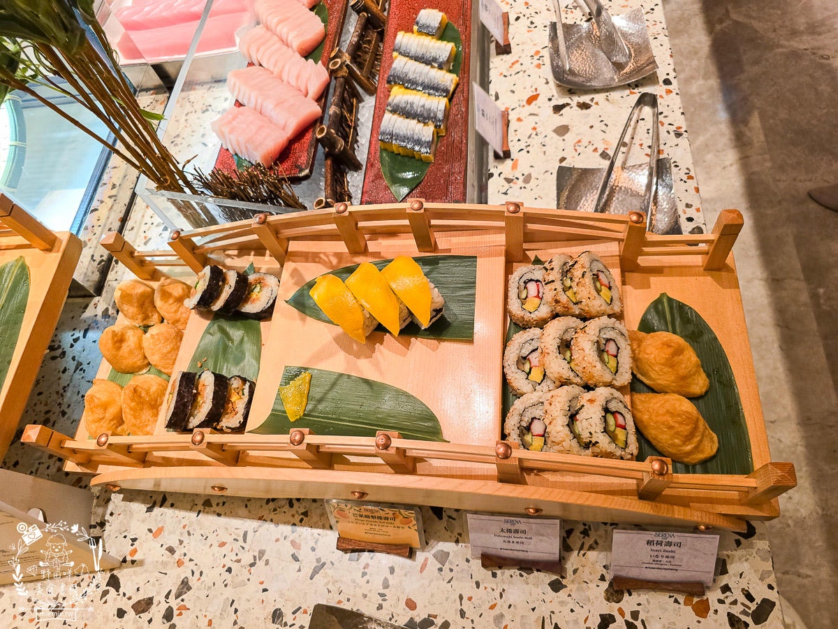 高雄日航酒店SERENA全日餐廳自助吃到飽|超強海鮮區跟牛排、肋排！生魚片也相當厚實新鮮！