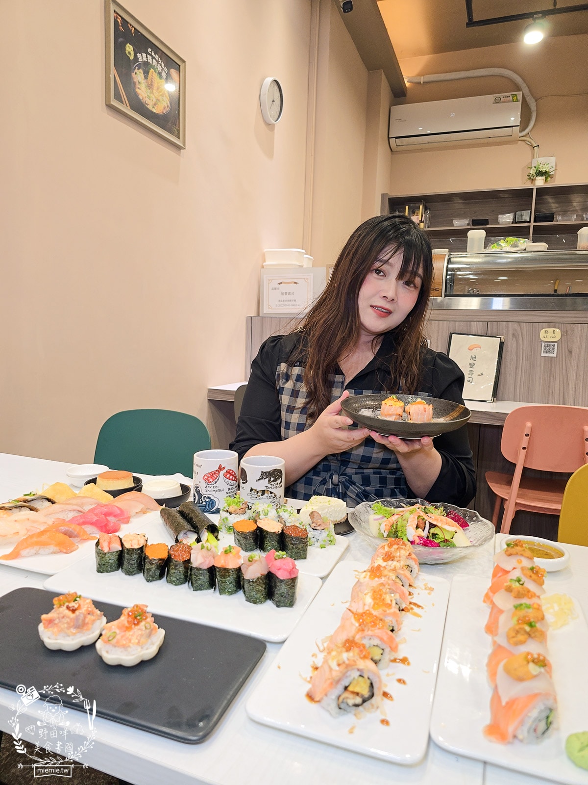 三民日式料理推薦[旭豐壽司]高雄超酷炫的卡西法壽司？！隱藏在高科大附近的繽紛生魚片壽司店！