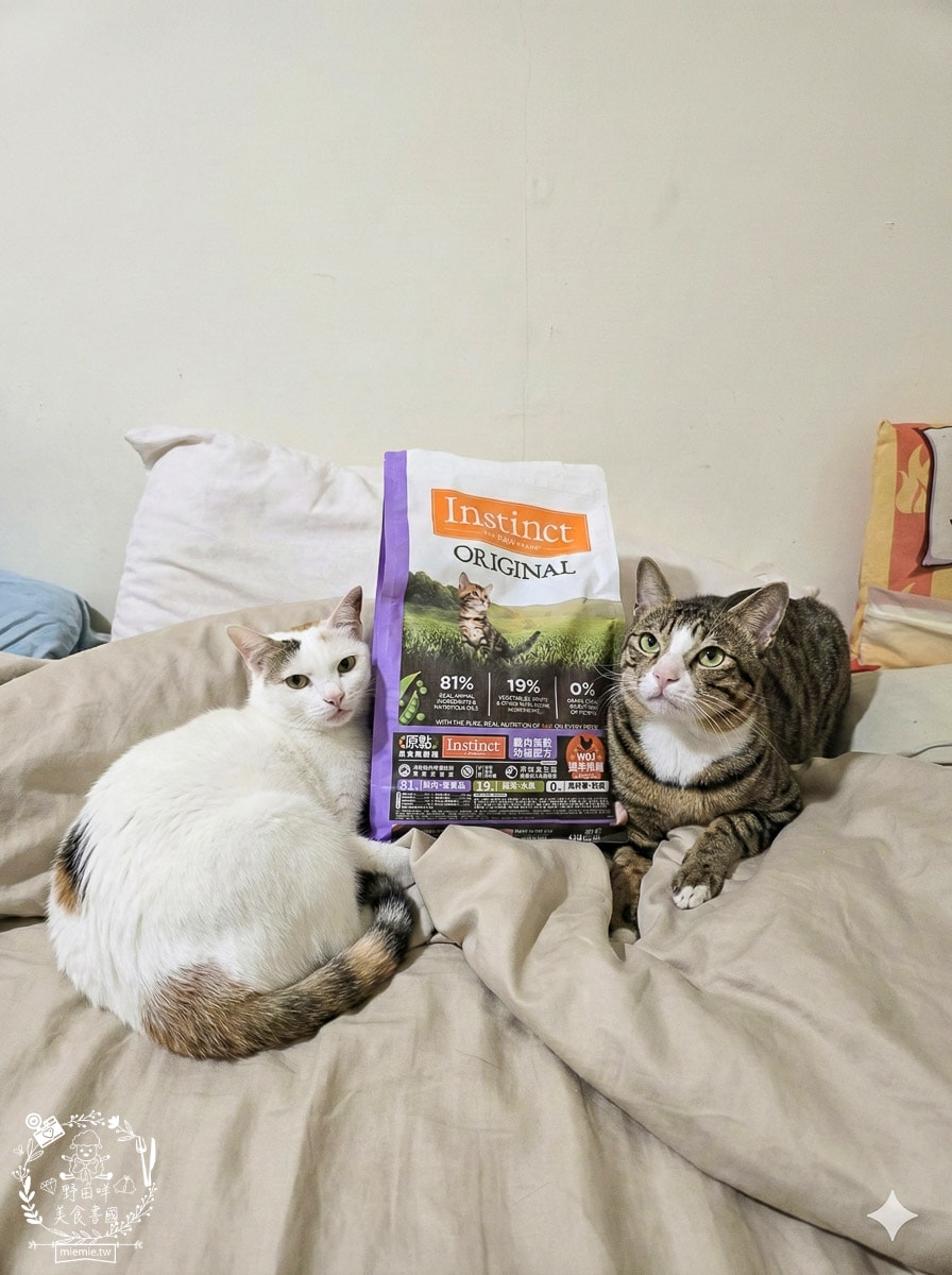 【幼貓飼料推薦】美國原點 Instinct 幼貓飼料評測：生食動力配方81%高含量鮮肉成分，還有WDJ連年推薦讓小貓發育贏在起跑點！