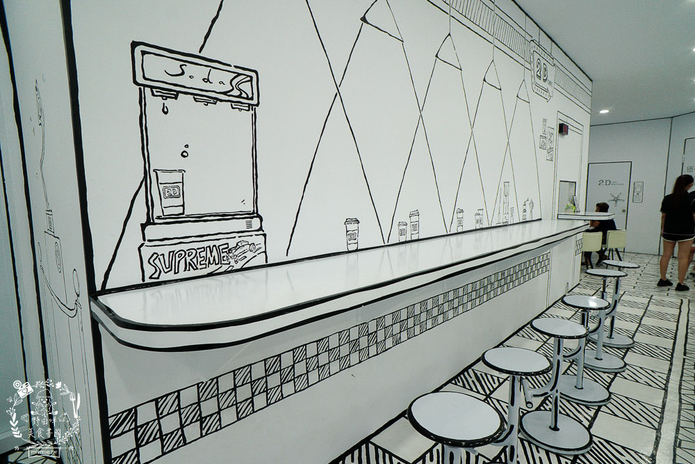 高雄咖啡廳[2D咖啡廳]新網美集散地!2D保時捷超好拍!拍到整個失心瘋!