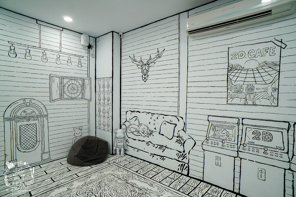 高雄咖啡廳[2D咖啡廳]新網美集散地!2D保時捷超好拍!拍到整個失心瘋!