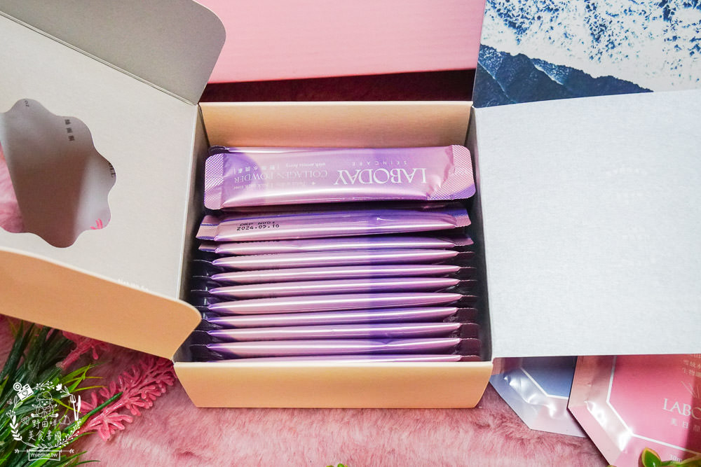 LABODAY野櫻水潤素|日韓研發的專利膠原蛋白魚鱗水解蛋白+三胜肽膠原蛋白維持可愛澎潤的少女感!