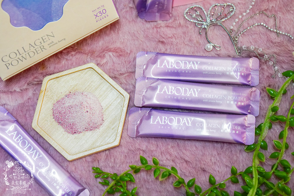 LABODAY野櫻水潤素|日韓研發的專利膠原蛋白魚鱗水解蛋白+三胜肽膠原蛋白維持可愛澎潤的少女感!