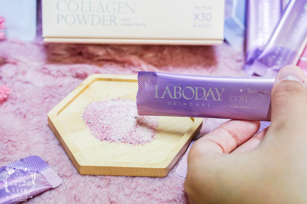 LABODAY野櫻水潤素|日韓研發的專利膠原蛋白魚鱗水解蛋白+三胜肽膠原蛋白維持可愛澎潤的少女感!