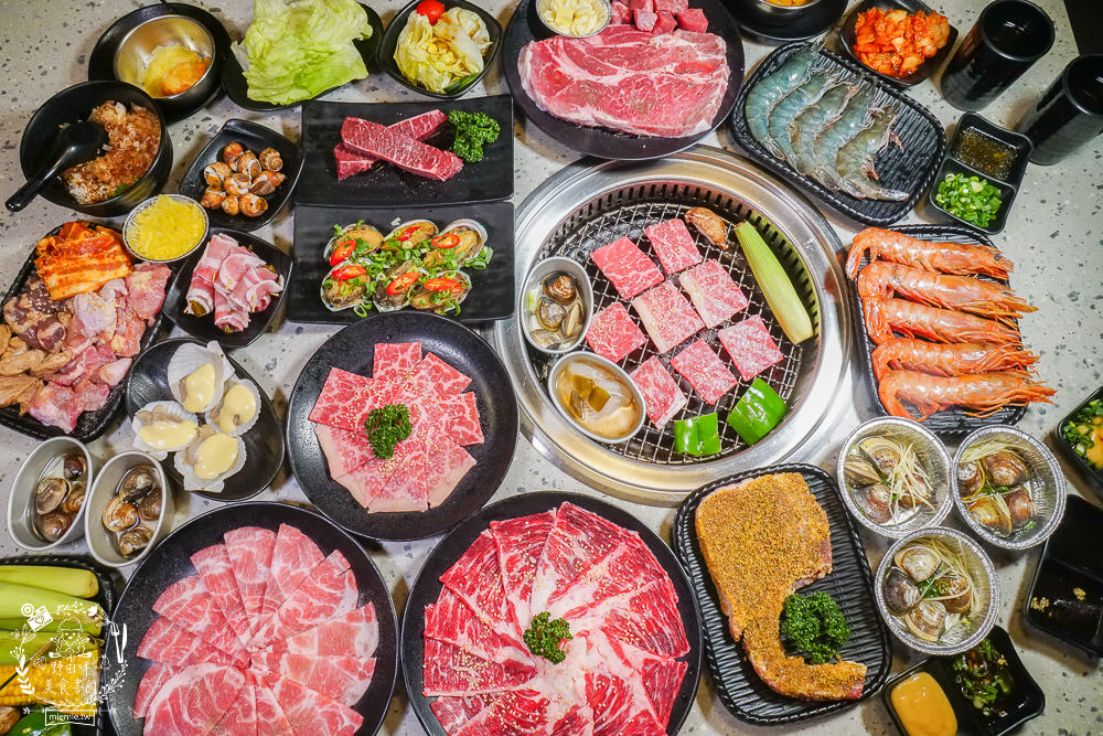 高雄[Oh!Yaki燒肉吃到飽]霸氣升級M9和牛+天使紅蝦+金鑽大蝦痛風爽爽吃⁉️超過21點啤酒無限暢飲⁉️