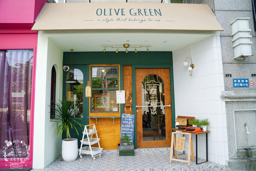 高雄[Olive Green小餐桌]熱門IG打卡網美店!絕美歐式鄉村下午茶甜點餐館
