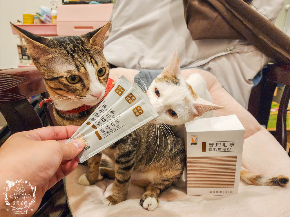 貓咪排毛粉推薦!Pawsitive和樂茸管理毛事茸毛排毛粉評價開箱!排毛爆毛一包搞定!添加日本Asahi啤酒酵母B群＋日本NIPPI專利膠原蛋白