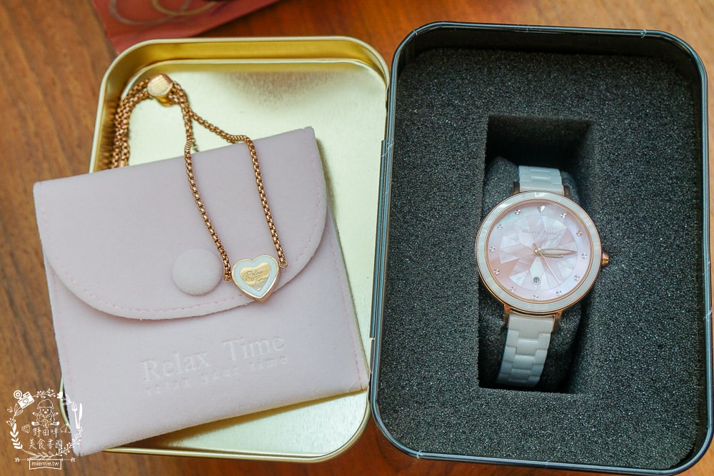 2021推薦女錶!RELAX TIME-RT-92夢幻極光拼貼貝殼!陶瓷材質更顯高貴