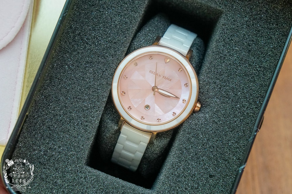 2021推薦女錶!RELAX TIME-RT-92夢幻極光拼貼貝殼!陶瓷材質更顯高貴