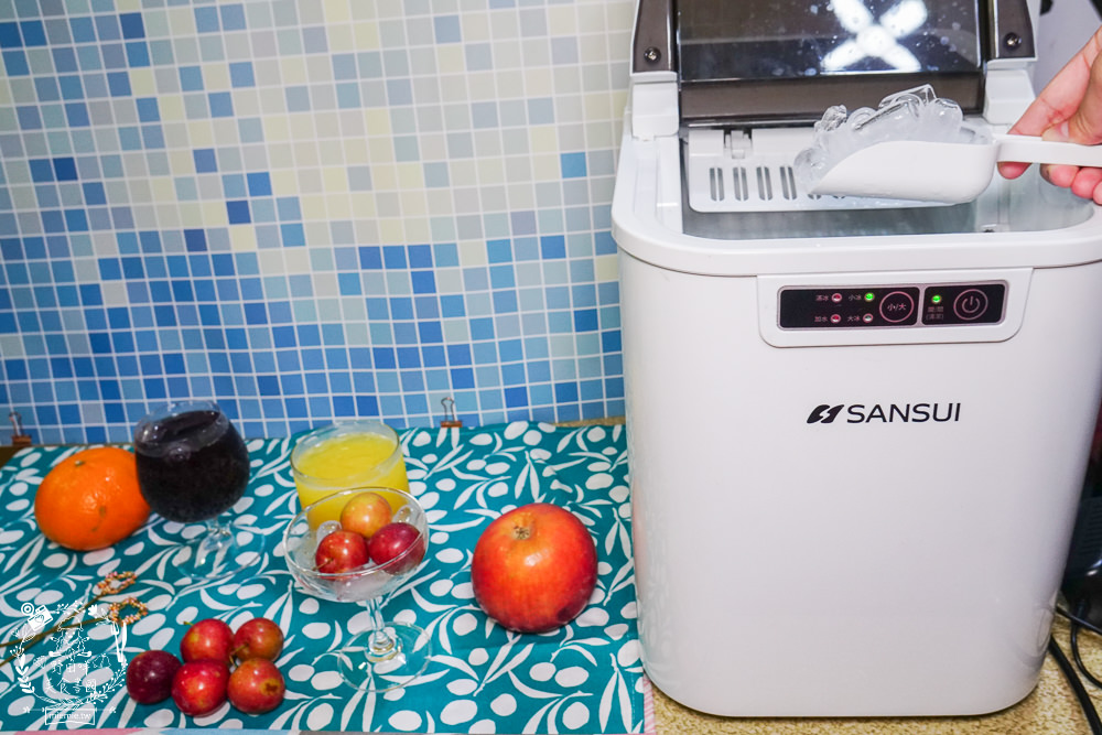 [開箱]SANSUI 山水 微電腦全自動製冰機|9分鐘快速製冰機|一鍵自動清洗很方便|露營製冰機還有大小冰塊選擇!