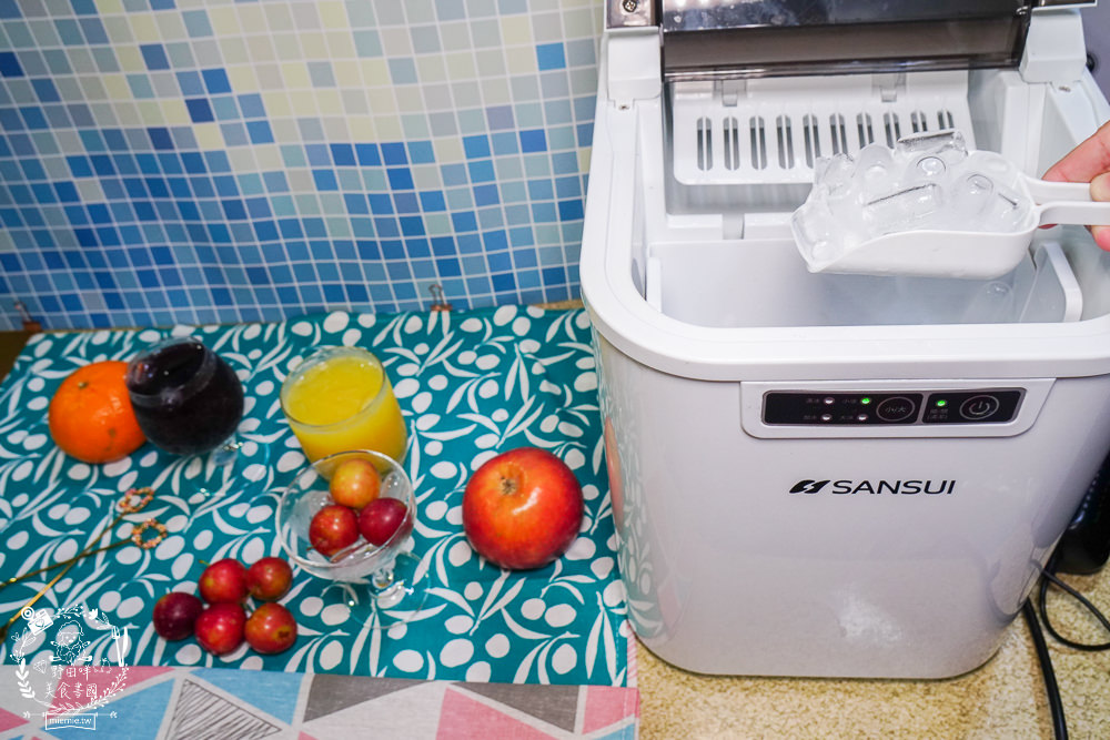 [開箱]SANSUI 山水 微電腦全自動製冰機|9分鐘快速製冰機|一鍵自動清洗很方便|露營製冰機還有大小冰塊選擇!