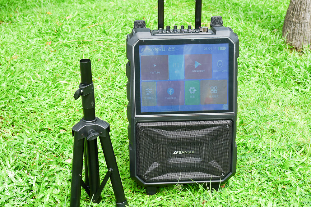 SANSUI 山水 行動KTV(SKTV-T888)開箱!15吋觸控螢幕高畫質|支援WIFI上網跟APP點歌下載|拉桿設計帶出門超方便
