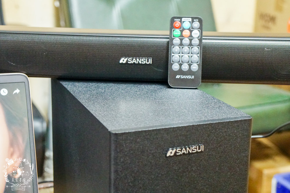 [開箱]SANSUI 山水2.1聲道 重低音藍芽聲霸SSB-555無線藍芽5.0連線超多裝置!家庭劇院喇叭20W聲霸+30W重低音音箱，環繞音效超優質!