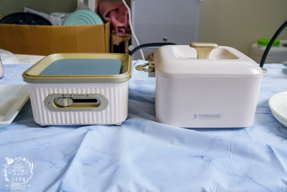 山崎生活美學單享鍋|收納超方便的單人鍋|不沾塗層煮麵煎魚都方便|溫度過高自動斷電安全裝置