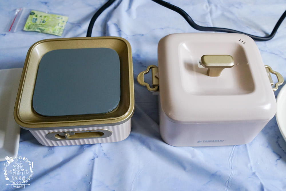 山崎生活美學單享鍋|收納超方便的單人鍋|不沾塗層煮麵煎魚都方便|溫度過高自動斷電安全裝置