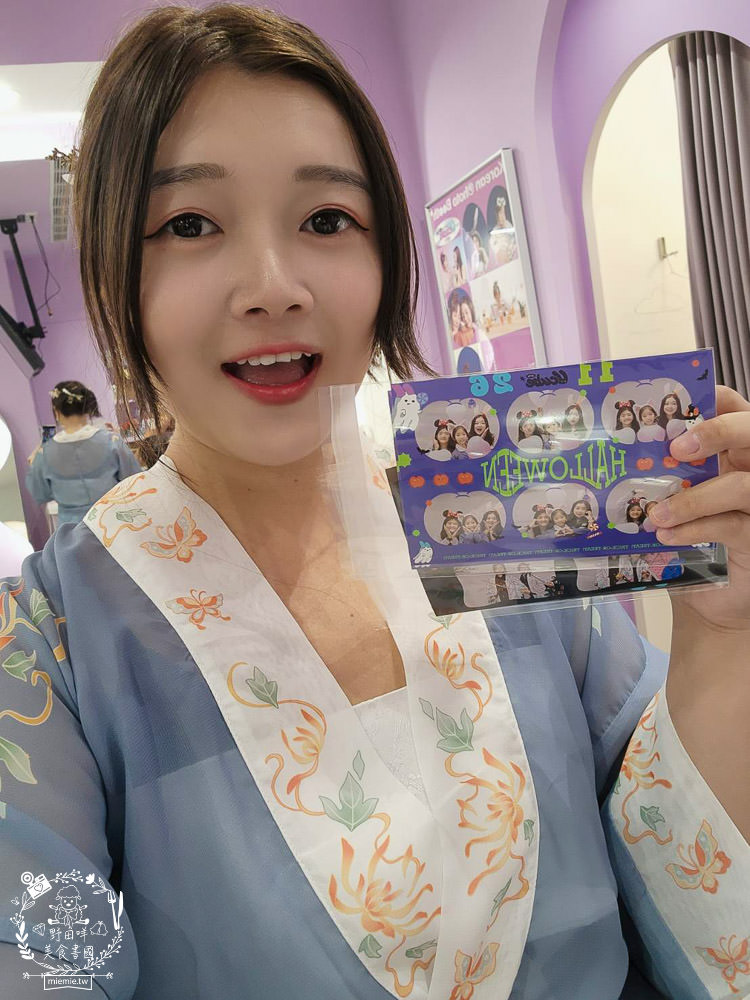 高雄拍貼機推薦|Ucube韓式拍貼|從學生妹到古裝美女與鬼殺隊服裝應有盡有超好拍!