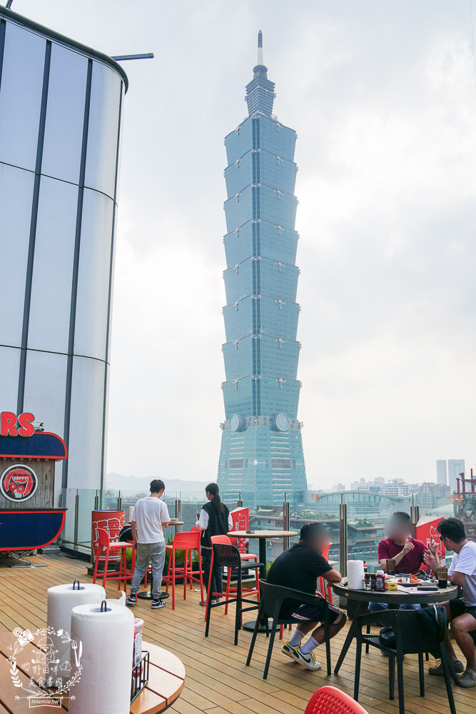 HOOTERS信義店|台北有辣妹熱舞搖呼拉圈的景觀餐廳!超貼心的桌邊剝蝦服務吸引超多人包場聚餐!